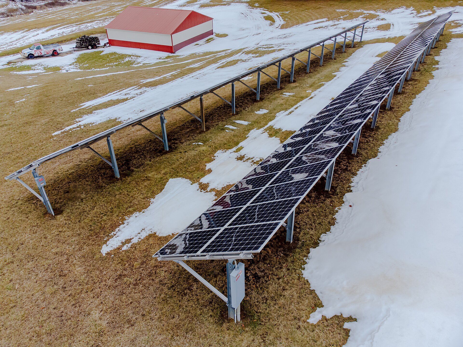 Ground-mount structure, galvanised steel (per panel) (1)